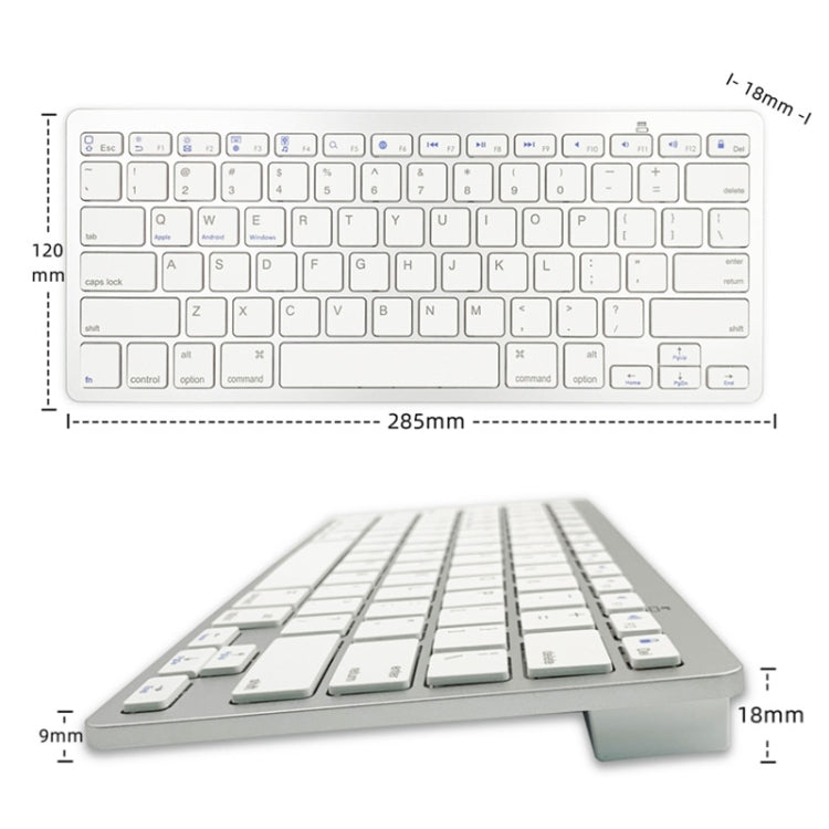 Rynx | X5 Bluetooth 3.0 Wireless 78 Keys Foreign Language Small Language Keyboard (Thai)