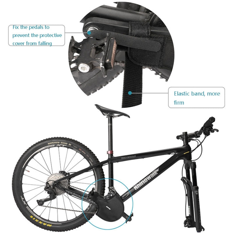 Rynx | Rhuinowalk RM264 Bike Crankset Protective Mountain Bike Crankset Anti-Scratch Sleeve(Black)