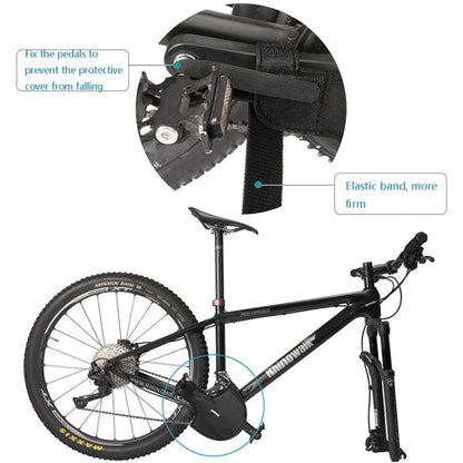 Rynx | Rhuinowalk RM264 Bike Crankset Protective Mountain Bike Crankset Anti-Scratch Sleeve(Black)