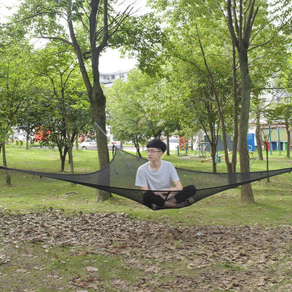 Rynx | Outdoor Multi-person Hammock Large Sky Tree Tent Aerial Camping Hammock Triangle Hammock, Side Length: 2.9m