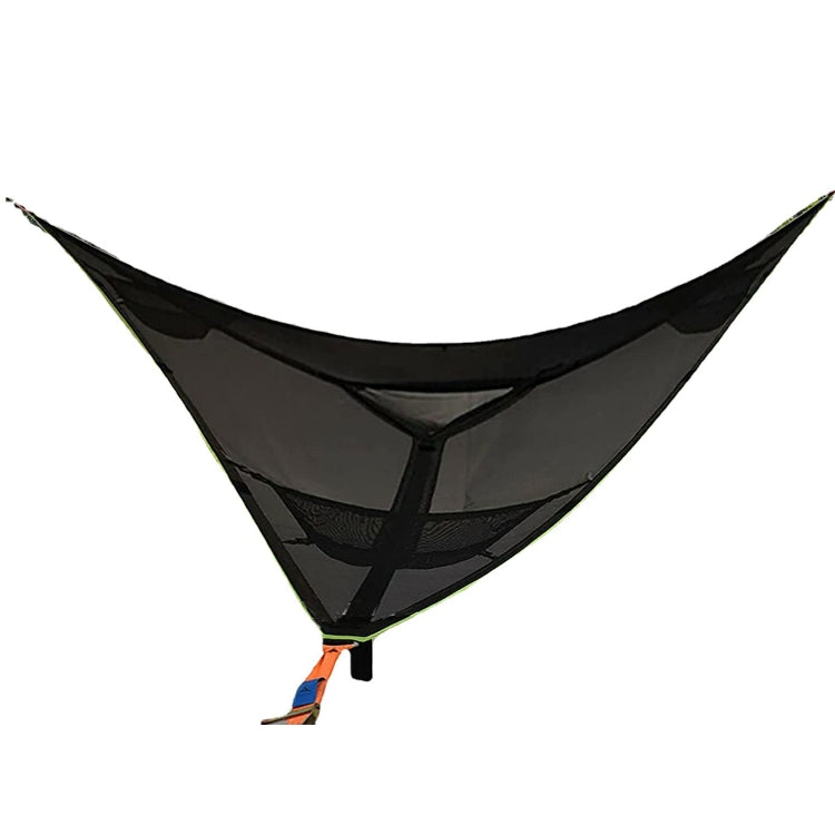 Rynx | 2.8m Family Outdoor Portable Aerial Tent Multi-person Camping Triangle Hammock(Black)