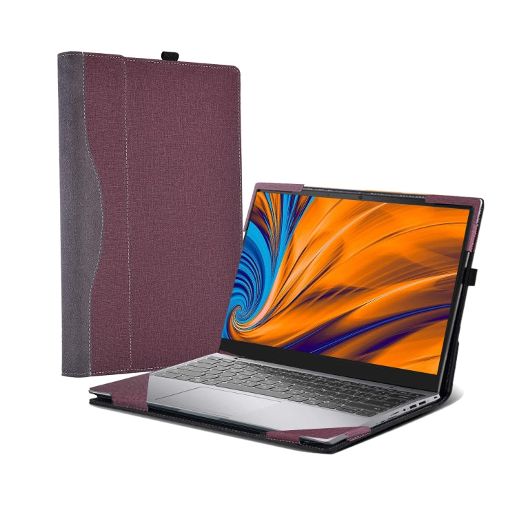 Rynx | For Samsung Galaxy Book 3 Ultra 16 inch Leather Laptop Anti-Fall Protection Case (Black)
