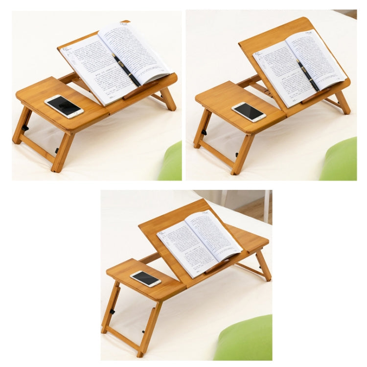 Rynx | 741ZDDNZ Bed Use Foldable Height Adjustable Laptop Table Dorm Desk, Specification: Medium 64cm
