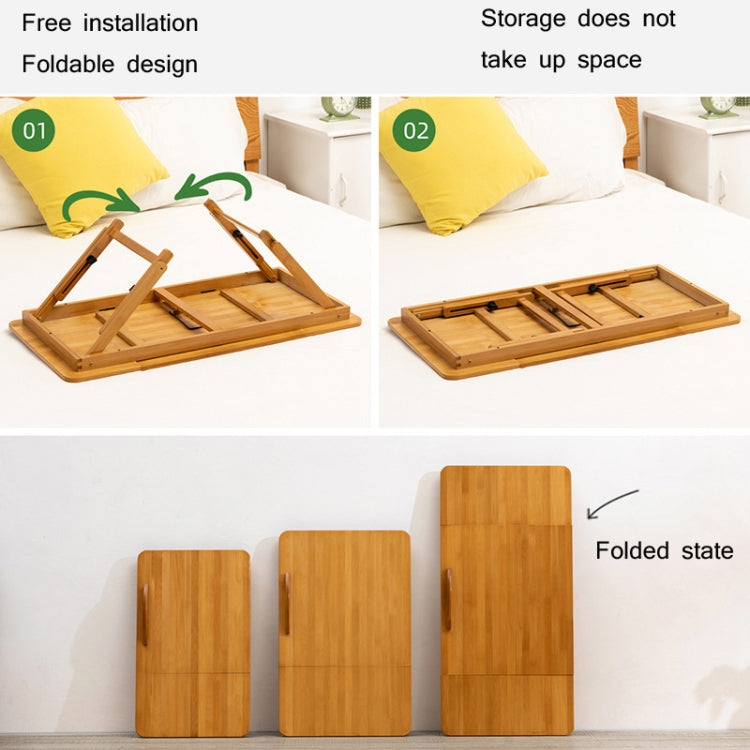 Rynx | 741ZDDNZ Bed Use Foldable Height Adjustable Laptop Table Dorm Desk, Specification: Medium 64cm