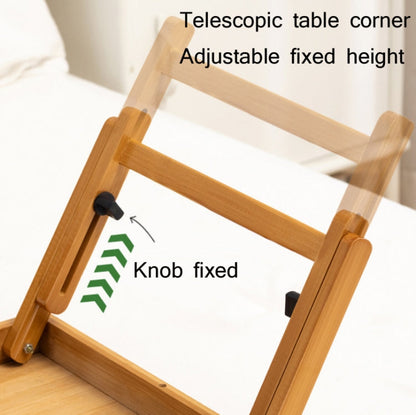 Rynx | 741ZDDNZ Bed Use Foldable Height Adjustable Laptop Table Dorm Desk, Specification: Medium 64cm