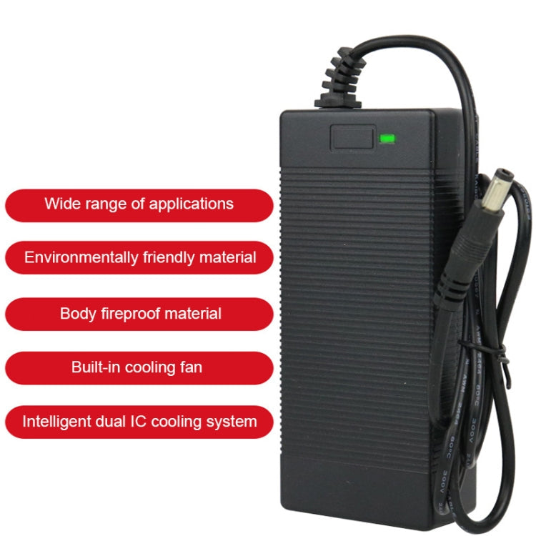 Rynx | 84W 42V/2A Electric Vehicle Smart Temperature Control Heat Dissipation Charger, Spec: 3-core(EU Plug)