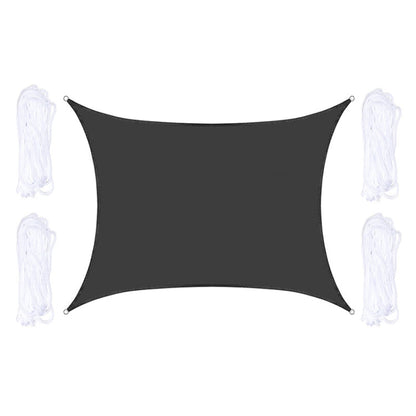 Rynx | Outdoor Garden Sunshade Sail Waterproof Anti-UV Canopy, Size: 2m x 2.5m(Black)
