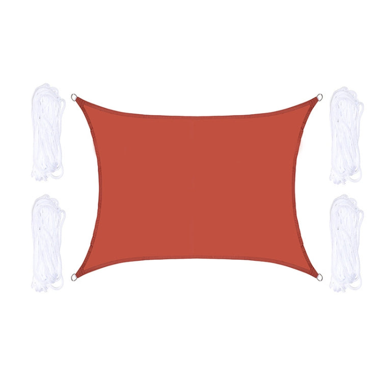 Rynx | Outdoor Garden Sunshade Sail Waterproof Anti-UV Canopy, Size: 2m x 2.5m(Red)