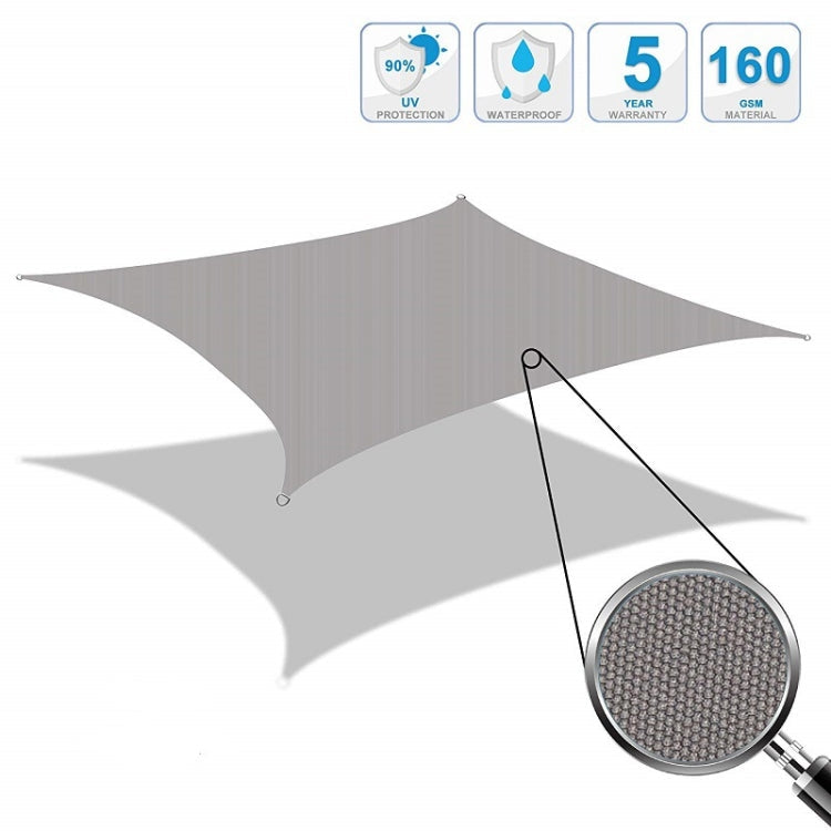 Rynx | Outdoor Garden Sunshade Sail Waterproof Anti-UV Canopy, Size: 3m x 4m(Gray)