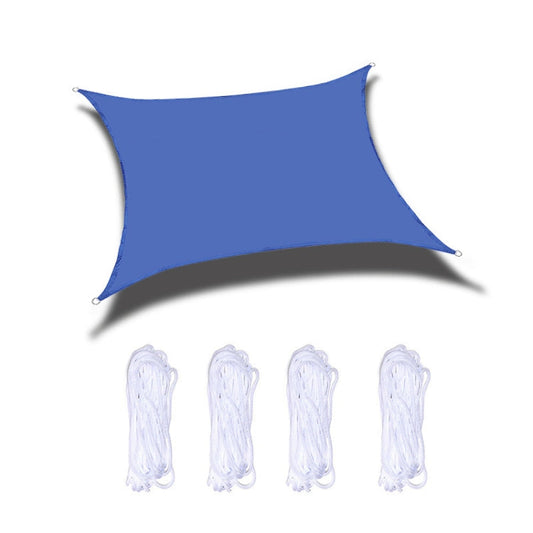 Rynx | Outdoor Garden Sunshade Sail Waterproof Anti-UV Canopy, Size: 4m x 4m(Royal Blue)