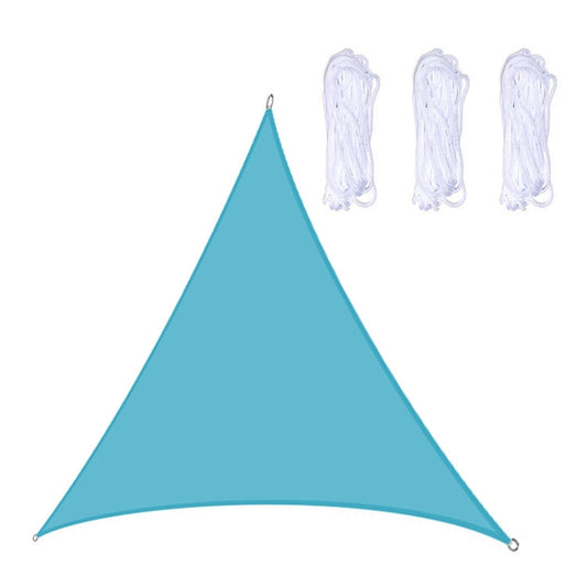Rynx | Triangle Outdoor Garden Sunshade Sail Waterproof Anti-UV Canopy, Size: 3.6m x 3.6m x 3.6m(Lake Blue)