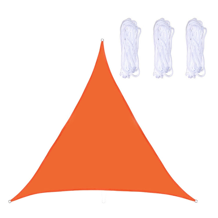Rynx | Triangle Outdoor Garden Sunshade Sail Waterproof Anti-UV Canopy, Size: 4.5m x 4.5m x 4.5m(Orange)