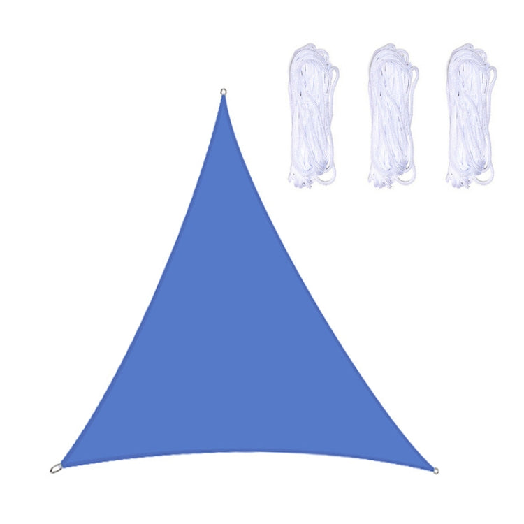 Rynx | Triangle Outdoor Garden Sunshade Sail Waterproof Anti-UV Canopy, Size: 6m x 6m x 6m(Royal Blue)