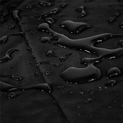 Rynx | Outdoor Beach Chair Dustproof And Waterproof Cover Rocking Chair Furniture Protective Cover, Size: 210x75x80cm(Black+Silver)