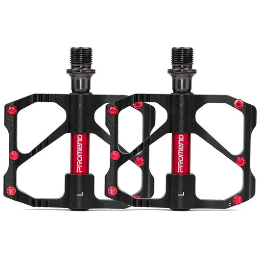 Rynx | 1 Pair PROMEND Mountain Bike Road Bike Bicycle Aluminum Pedals(PD-R87 Black)