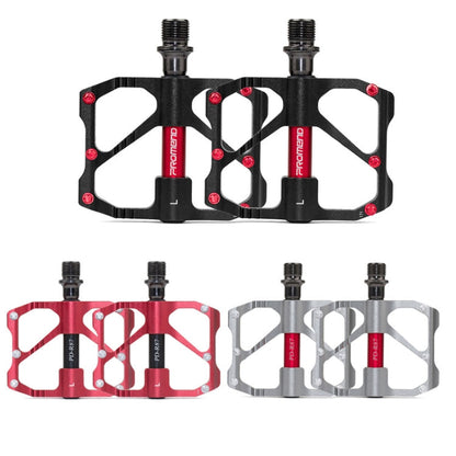 Rynx | 1 Pair PROMEND Mountain Bike Road Bike Bicycle Aluminum Pedals(PD-R87 Black)