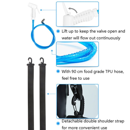 Rynx | AFISHTOUR FW2078 12L Outdoor Bath Water Storage Bag Portable Camping Bath Bag, Colour: Spherical Air Pump