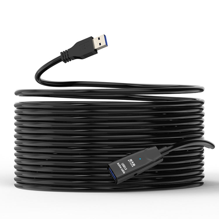 Rynx | D.Y.TECH USB 3.0 Male To Female Extension Cable Double Shielded Chip Data Cable, Length: 10m