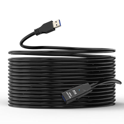 Rynx | D.Y.TECH USB 3.0 Male To Female Extension Cable Double Shielded Chip Data Cable, Length: 15m