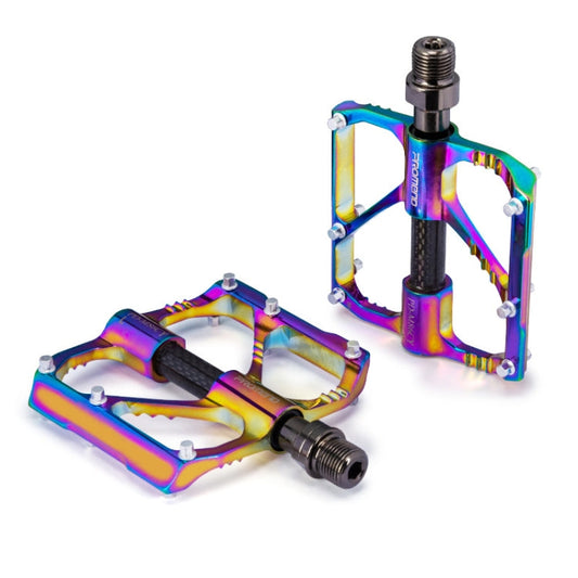 Rynx | 1 Pair PROMEND Three Peilin Bearing Aluminum Alloy CNC Bicycle Colorful Pedal PD-M86CY