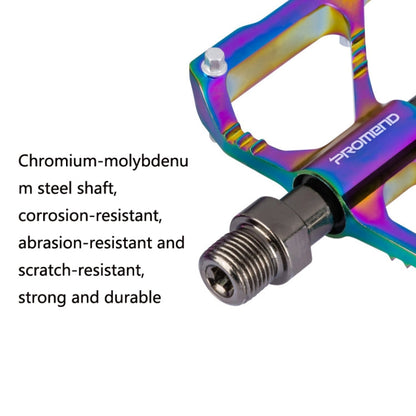 Rynx | 1 Pair PROMEND Three Peilin Bearing Aluminum Alloy CNC Bicycle Colorful Pedal PD-M86CY