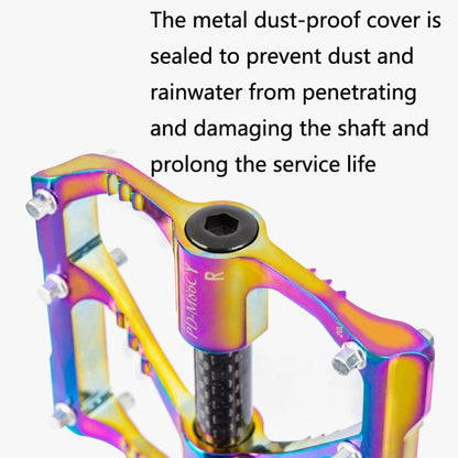 Rynx | 1 Pair PROMEND Three Peilin Bearing Aluminum Alloy CNC Bicycle Colorful Pedal PD-M86CY
