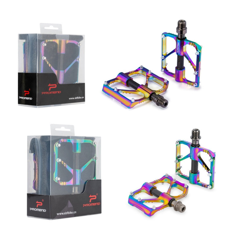 Rynx | 1 Pair PROMEND Three Peilin Bearing Aluminum Alloy CNC Bicycle Colorful Pedal PD-M86CY