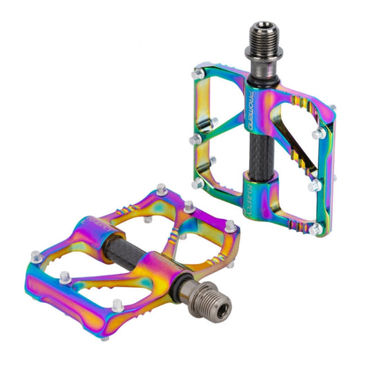 Rynx | 1 Pair PROMEND Three Peilin Bearing Aluminum Alloy CNC Bicycle Colorful Pedal PD-R87CY