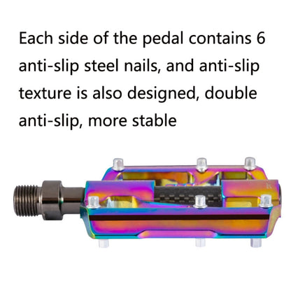 Rynx | 1 Pair PROMEND Three Peilin Bearing Aluminum Alloy CNC Bicycle Colorful Pedal PD-R87CY