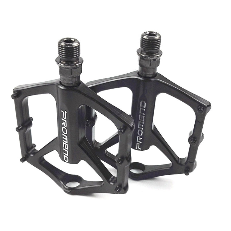 Rynx | 1 Pair PROMEND PD-M46 Bicycle Pedal Aluminum Alloy CNC Bearing Palin Pedal(Black)