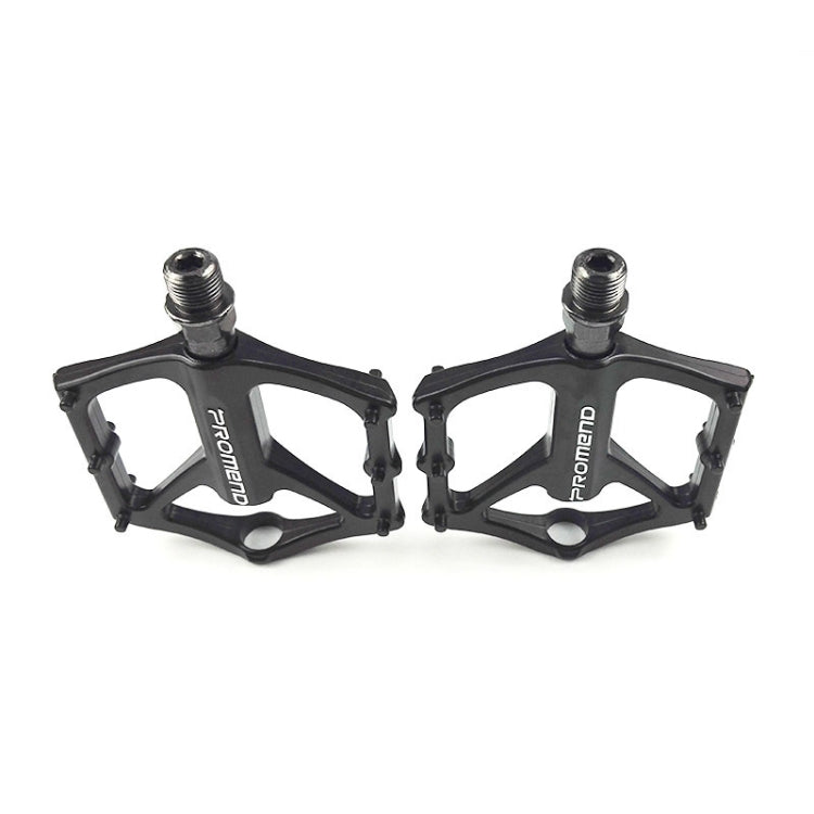 Rynx | 1 Pair PROMEND PD-M46 Bicycle Pedal Aluminum Alloy CNC Bearing Palin Pedal(Black)