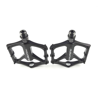 Rynx | 1 Pair PROMEND PD-M46 Bicycle Pedal Aluminum Alloy CNC Bearing Palin Pedal(Black)
