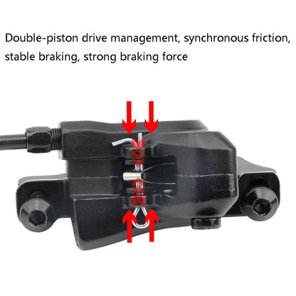 Rynx | Meroca M800 Bicycle Brake Mountain Bike Universal Bilateral Brake Oil Pressure Disc Brake, Style: Right Front 800mm