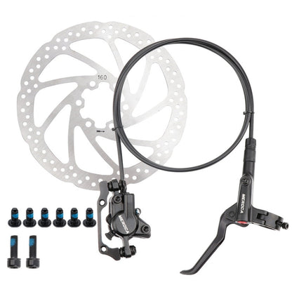 Rynx | Meroca M800 Bicycle Brake Mountain Bike Universal Bilateral Brake Oil Pressure Disc Brake, Style: Left Back 1400mm + Disc Brake