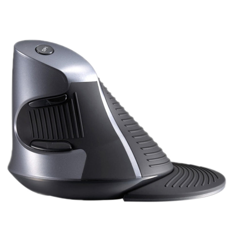 Rynx | DELUX M618 6-Button Vertical Scroll Ergonomic Wireless Mouse (Black)