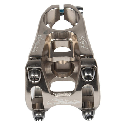 Rynx | KRSEC CNC Ultra Light Short-Handed Mountain Bike Aluminum Alloy 50mm Riser, Colour: Full Red