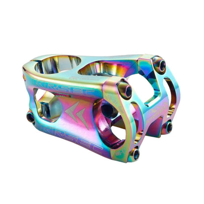 Rynx | KRSEC CNC Ultra Light Short-Handed Mountain Bike Aluminum Alloy 50mm Riser, Colour: Electroplating Color