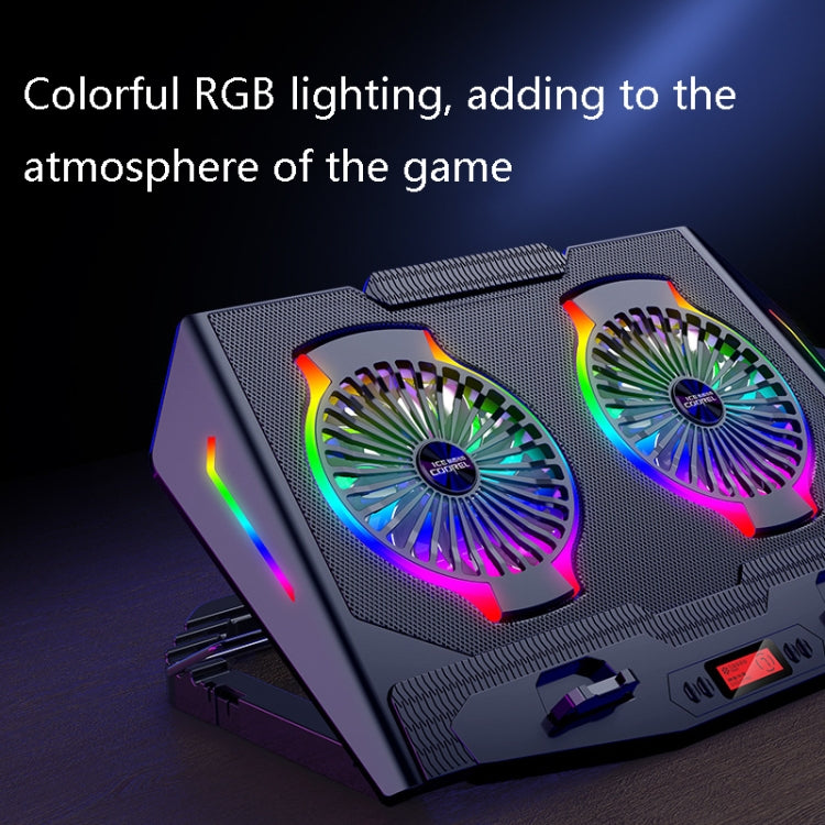 Rynx | ICE COOREL USB Laptop Radiator Computer Silent Cooling Stand, Color: N9 Standard Version (Gray)