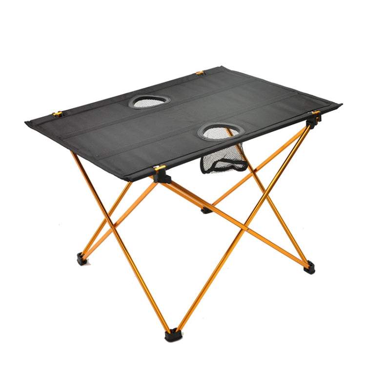 Rynx | 8249 Outdoor Ultra Light Aluminum Folding Table Small Portable Picnic Table(Orange)