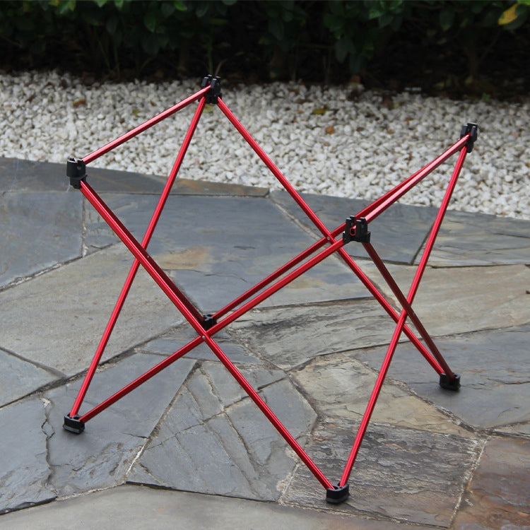 Rynx | 8249 Outdoor Ultra Light Aluminum Folding Table Small Portable Picnic Table(Orange)