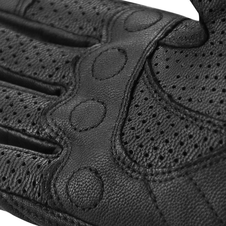 Rynx | GHOST RACING GR-ST06 Breathable Touch Screen Motorcycle Riding Leather Gloves Anti-Fall Locomotive Gloves, Size: L(Black)