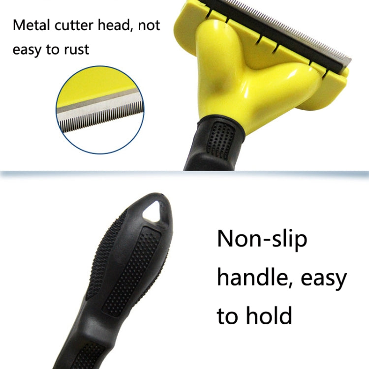 Dog Hair Brush Pet Care Tool Hair Removal Measures Hair Removal Brush Pet Supplies, Specification: Large