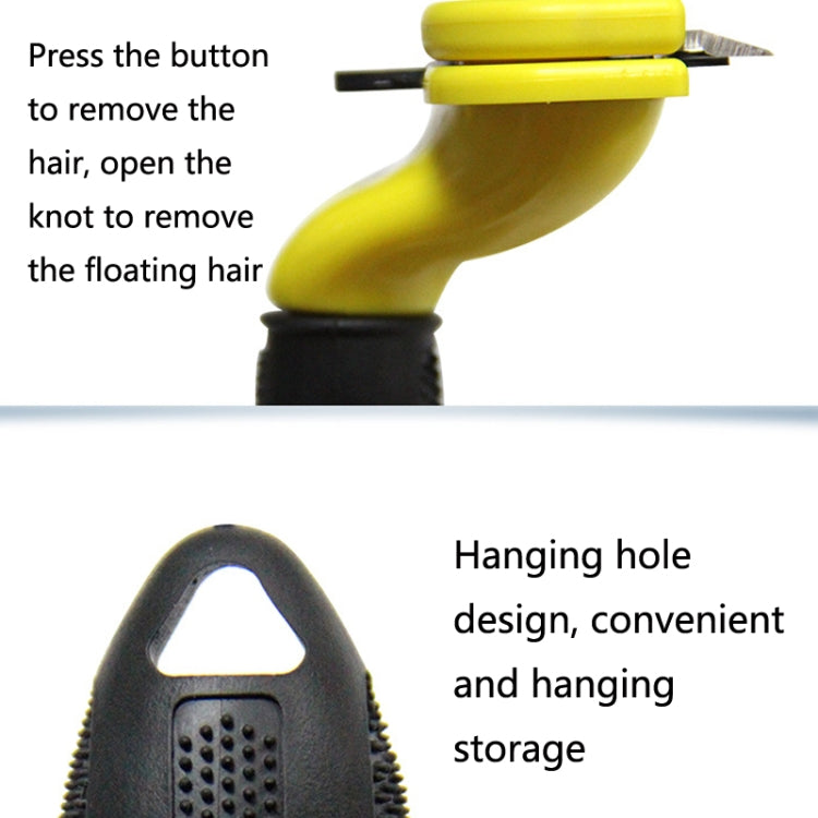 Dog Hair Brush Pet Care Tool Hair Removal Measures Hair Removal Brush Pet Supplies, Specification: Large