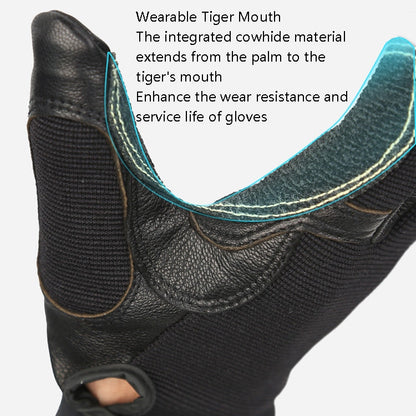 Rynx | XINDA H-ST01 Outdoor Rope Drop Gloves Fitness Training Rope Drop Cave SRT Downhill Gloves, Size: XL
