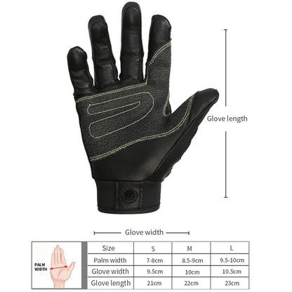 Rynx | XINDA H-ST01 Outdoor Rope Drop Gloves Fitness Training Rope Drop Cave SRT Downhill Gloves, Size: XL