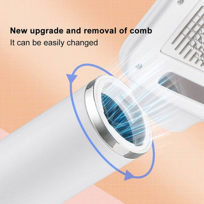 Pet Electric Brush Cat and Dog Brushes Cleaning Hair Dryer, Specification: US Plug (3rd Generation 866 White)