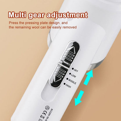 Pet Electric Brush Cat and Dog Brushes Cleaning Hair Dryer, Specification: US Plug (3rd Generation 866 White)