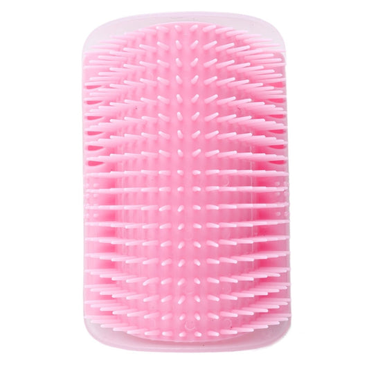 Pet Cat Corner Rub Hair Massage Brush (Pink)
