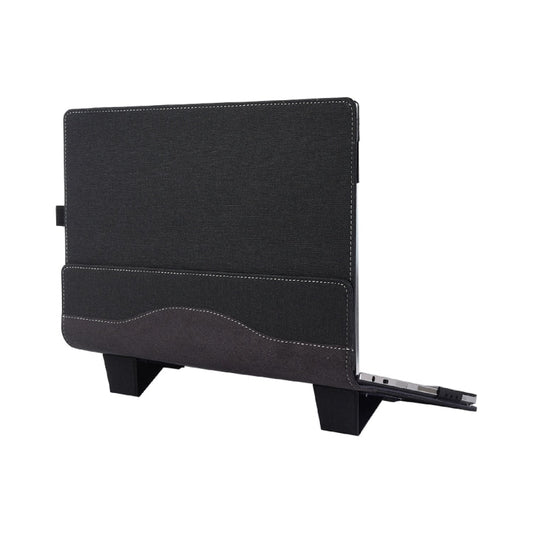 Rynx | Multifunctional PU Leather Laptop Bag with Stand Function, Color: 13.3 Inch Black