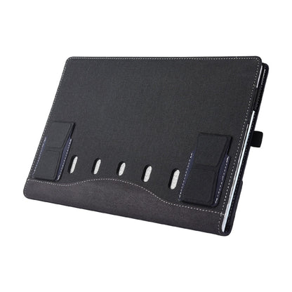 Rynx | Multifunctional PU Leather Laptop Bag with Stand Function, Color: 13.3 Inch Black